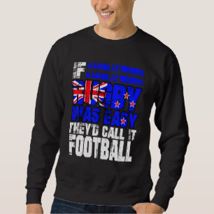 Sweatshirt Joueur néo-zélandais de rugby Jeu de Noël
