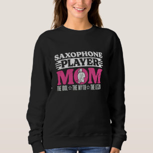 Sweatshirt Joueur saxophone Maman L'Idole Marching Band Saxop