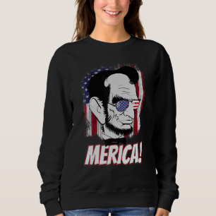 Sweatshirt Jour commémoratif 4 juillet Patriot de Fête Abe Li