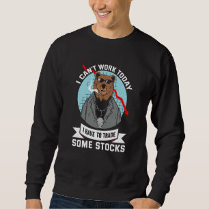 Sweatshirt Jour de bourse capitalisme Trader du jour Capital 