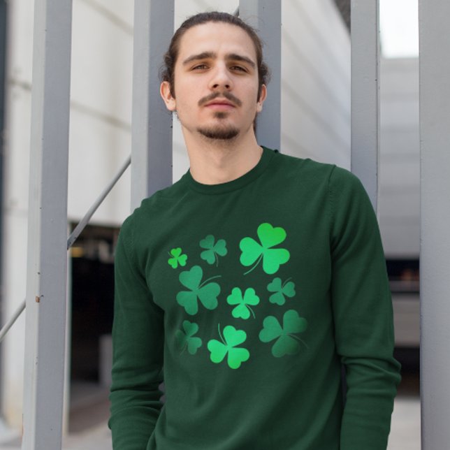 Sweatshirt Jour de la Saint Patrick de printemps vert irlanda (Créateur téléchargé)