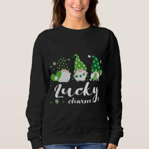 Sweatshirt Jour de la Saint Patrick, gnomes verts, dicton drô