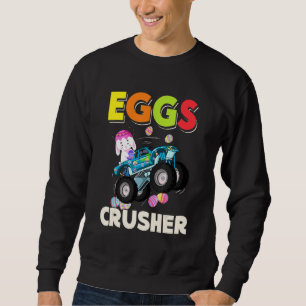 Sweatshirt Jour De Pâques Du Croiseur D'Oeufs Pour Monster Tr