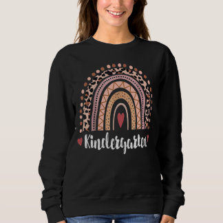 Sweatshirt Jour Dernier De L'École Leopard Rainbow 2022