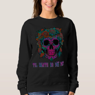 Sweatshirt Jour du crâne de sucre de l'halloween mort