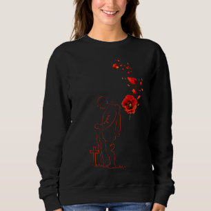 Sweatshirt Jour du Souvenir Pavot de peur d'oublier le Canada