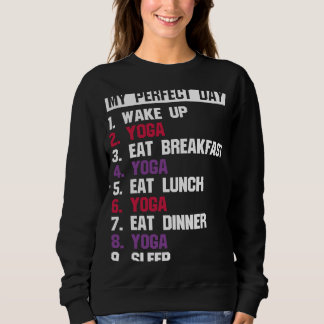 Sweatshirt Journée de yoga méditation zen parfaite Namaste