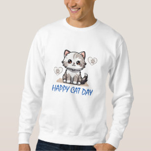 SWEATSHIRT JOURNÉE DES CHATS