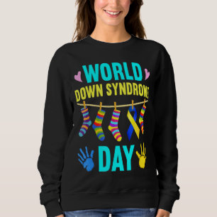 Sweatshirt Journée mondiale de sensibilisation au syndrome de