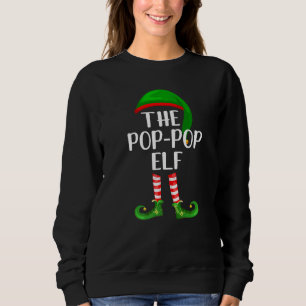 Sweatshirt Joyau Famille Noël Le Pop-Pop Elf T-