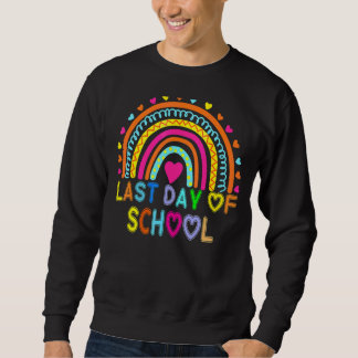 Sweatshirt Joyeuse Dernière Journée D'Enseignant Diplôme D'Ét