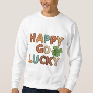 Sweatshirt Joyeuse Saint-Patrick Chanceuse Trèfle