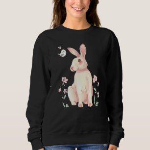 Sweatshirt Joyeuses Pâques avec lapin sucré 4
