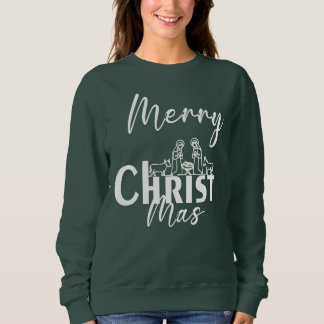 Sweatshirt Joyeux Christ Mas Noël chrétien✨