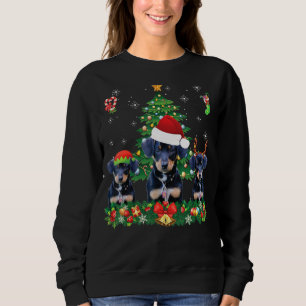 Sweatshirt Joyeux Dogmas Chiweenie Père Noël Elf Reindeer Chi