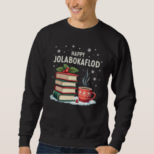 Sweatshirt Joyeux Jolabokaflod Famille Célébration Cadeau