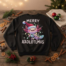 Joyeux Noël Axolotl Lumières Axolotlmas Arbre