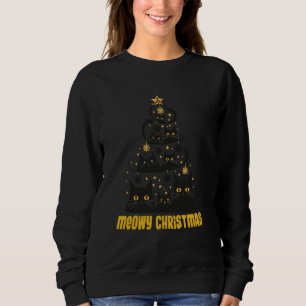 Sweatshirt Joyeux Noël Chat Catmas Mignon Chatons Chats Père
