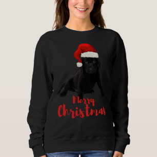 Sweatshirt Joyeux Noël Labrador Black Labrador