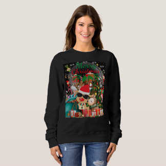 Sweatshirt Joyeux Noël magique : Festive vacances délices