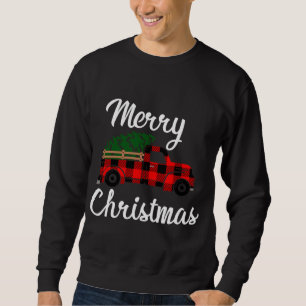Sweatshirt Joyeux Noël Vintage Camion de ferme
