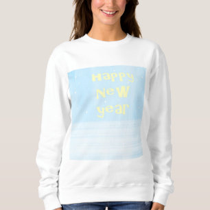 Sweatshirt joyeux nouvel an texte art