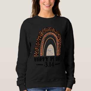 Sweatshirt Joyeux Pi Day Mathématique Maître Leopard Rain