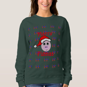 Sweatshirt Joyeux Pigmas, chandail laid de Noël