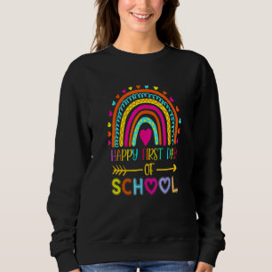 Sweatshirt Joyeux premier jour d'école professeur de rentrée