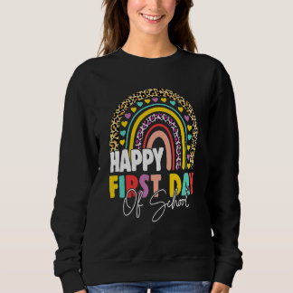 Sweatshirt Joyeux Premier Jour D'École Retour À L'École Arc-E