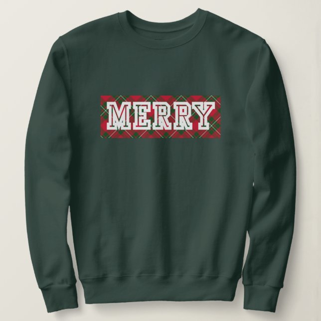 Sweatshirt Joyeux pull de Noël (Design devant)
