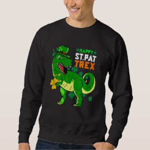 Sweatshirt Joyeux St Pat T Rex Saint Patrick's Day Dinosaur B
