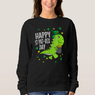 Sweatshirt Joyeux St Pat T Rex Saint Patrick's Day Dinosaur B