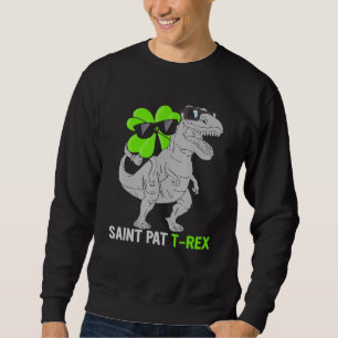 Sweatshirt Joyeux St Pat T Rex Saint Patrick's Day Dinosaur B