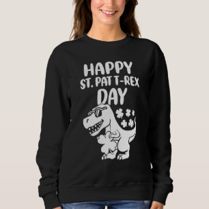 Sweatshirt Joyeux St Pat Trex Day Dino St Patrick S Day Toddl