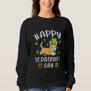 Sweatshirt Joyeux St Patrick's Day Funy Saint Patricks Corgi 