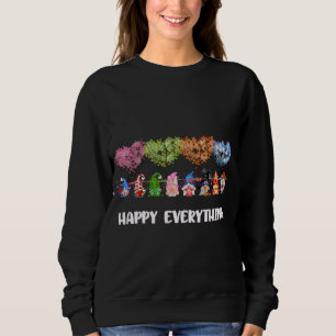 Sweatshirt Joyeux Tout Gnomes Toutes Les Saisons Toute L'Anné