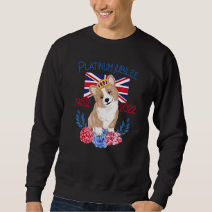 Sweatshirt Jubilé de platine de la Reine 2022 Monarque britan
