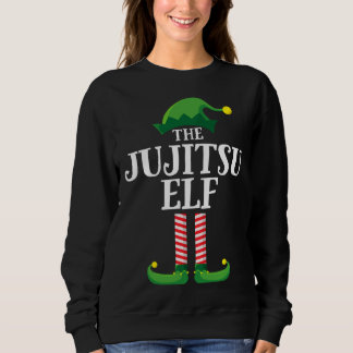 Sweatshirt Jujitsu Elf Matching Family Group Noël