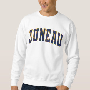 Sweatshirt Juneau Alaska Vintage College Style