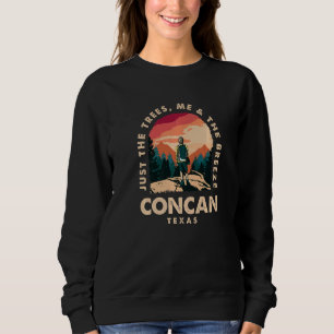 Sweatshirt Just The Trees Me & The Breeze Concan Randonnée Te