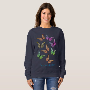 Sweatshirt Juste des papillons Personnalisé