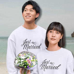 Sweatshirt Juste marié Matching Hommes's Honeymoon Outfit