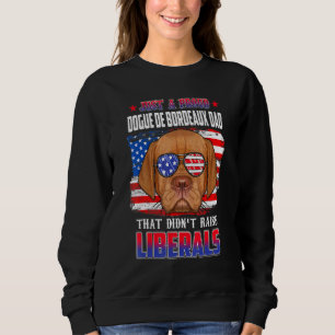 Sweatshirt Juste Un Fier Dogue De Bordeaux Papa Merica Chien 