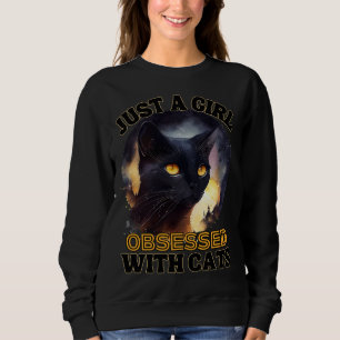Sweatshirt Juste Une Fille Chat