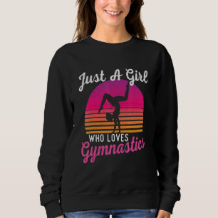 Sweatshirt Juste une fille qui aime la gymnastique - Cheerlea