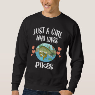 Sweatshirt Juste Une Fille Qui Aime Le Poisson De Pikes