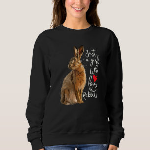 Sweatshirt Juste Une Fille Qui Aime Les Lapins Lapins Femmes