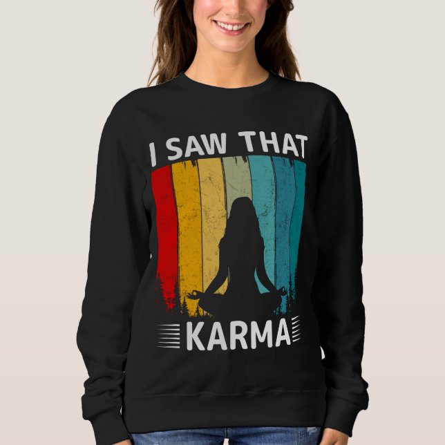 Sweatshirt Karma Saw (Devant)