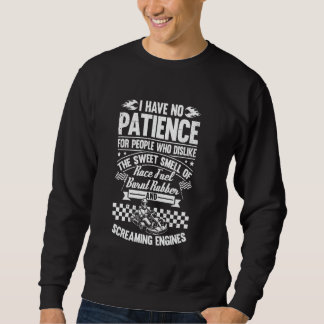 Sweatshirt Karting Vieil homme Drôle de passionné de karting